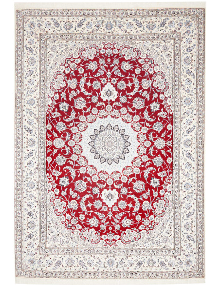 Rug Nain 9la Persia 248x357 Ruby Red Cream Whit