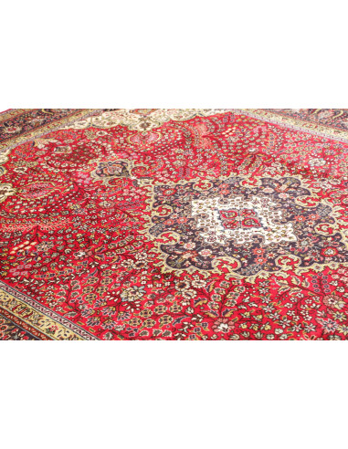 Tabriz 252x340 Cm Tabriz, Persia, Hand-carded Wool warp: