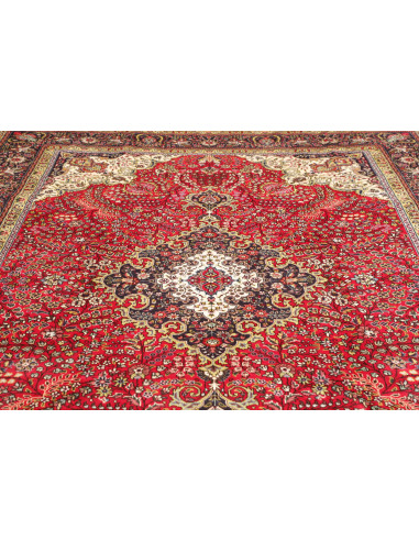 Tabriz 252x340 Cm Tabriz, Persia, Hand-carded Wool warp: