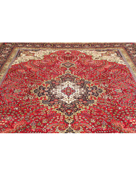 Tabriz 252x340 Cm Tabriz, Persia, Hand-carded Wool warp: