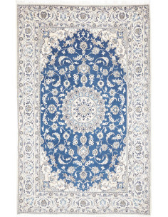 Rug Nain Kashmar Persia 197x312 Sapphire Blue C