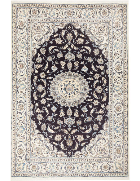 Tappeto Nain Kashmar Persia grigio 203x288
