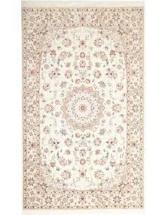 Tappeto Nain 9La Persia bianco beige 127x214