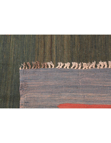 Tappeto Kilim Vintage Persia 121x241 Blu-grigio
