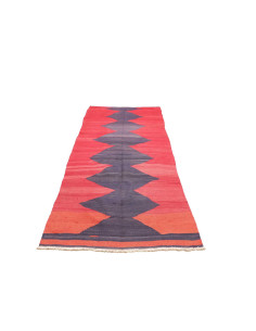 Rug Kilim Vintage Persia 109x301 Coral Red Indi 2