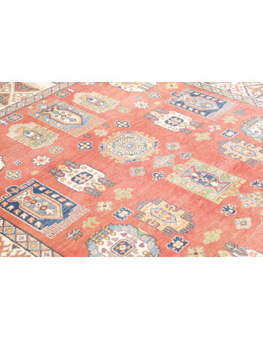 Tappeto Kazak Afghanistan 209x293 Terracotta Bl