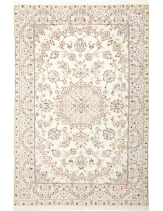 Tappeto Nain 9La Persia bianco azzurro 132x203