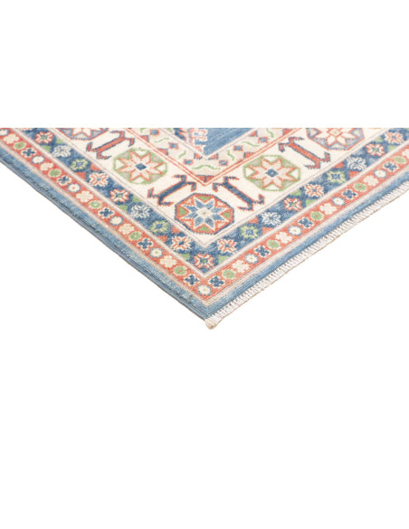 Rug Kazak Afghanistan 166x241 Medium Blue Cream