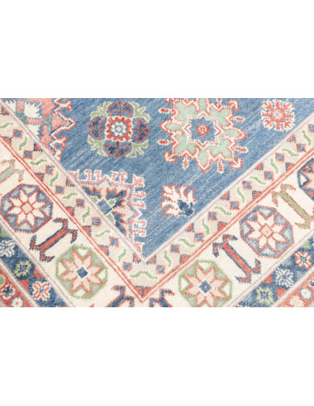 Rug Kazak Afghanistan 166x241 Medium Blue Cream