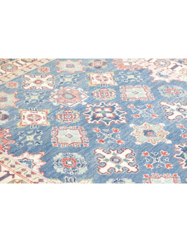 Rug Kazak Afghanistan 166x241 Medium Blue Cream