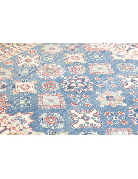 Rug Kazak Afghanistan 166x241 Medium Blue Cream