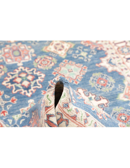 Rug Kazak Afghanistan 166x241 Medium Blue Cream