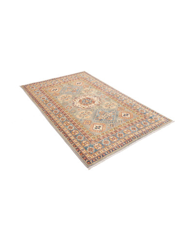 Rug Kazak Afghanistan 121x183 Grey-green Blue
