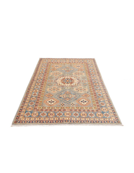 Rug Kazak Afghanistan 121x183 Grey-green Blue
