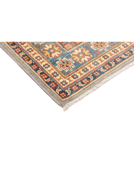 Tappeto Kazak Afghanistan 121x183 Grigio-verde