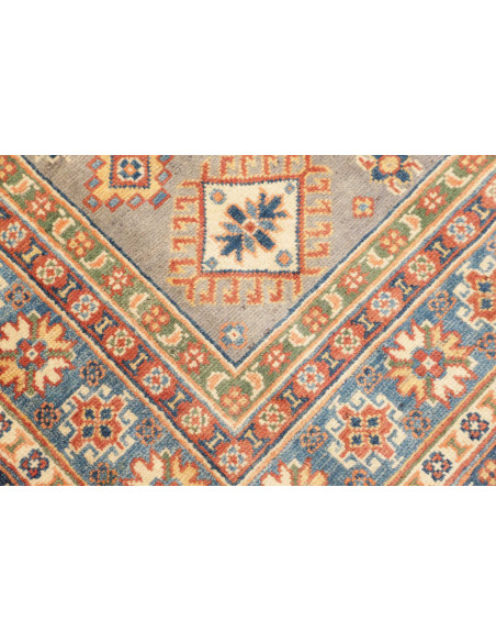 Tappeto Kazak Afghanistan 121x183 Grigio-verde