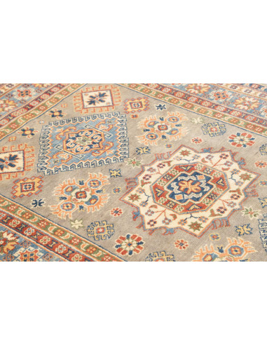 Tappeto Kazak Afghanistan 121x183 Grigio-verde