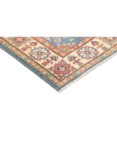 Tappeto Kazak Afghanistan 151x199 Blu Beige