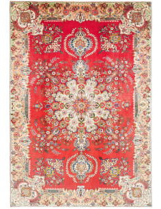 Tappeto Tabriz Persia 220x317 Rosso Dominante C