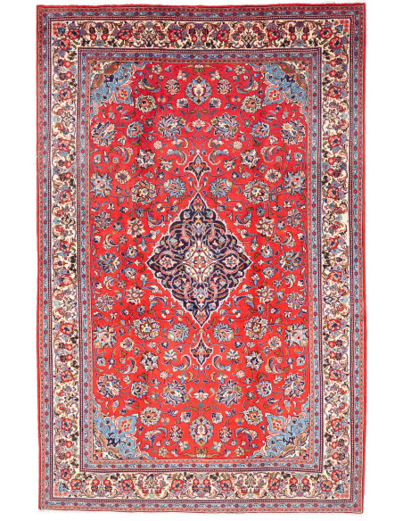 Tappeto Sarough Persia 202x313 Rosso Blu Scuro