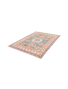 Rug Kazak Afghanistan 150x196 Sky Blue Cream 2