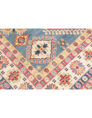 Tappeto Kazak Afghanistan 150x196 Blu Cielo Cre