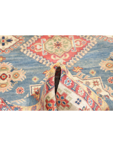 Tappeto Kazak Afghanistan 150x196 Blu Cielo Cre