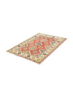 Rug Kazak Co 105x147 Terracotta Red Blue 2