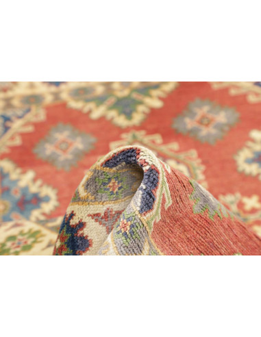 Rug Kazak Co 105x147 Terracotta Red Blue