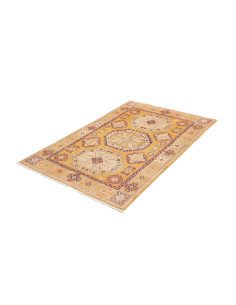 Rug Kazak Co 100x147 Saffron Yellow Purple 2