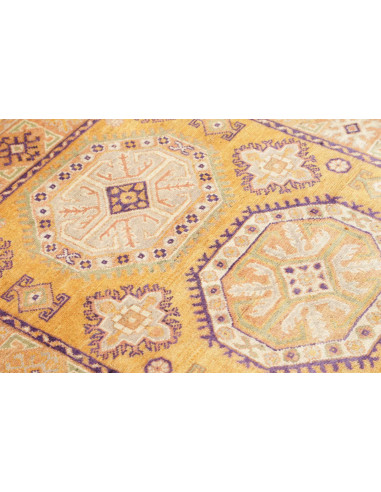 Rug Kazak Co 100x147 Saffron Yellow Purple