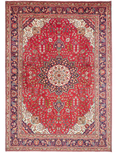 Tappeto Tabriz Persia 230x328 Rosso Blu Scuro