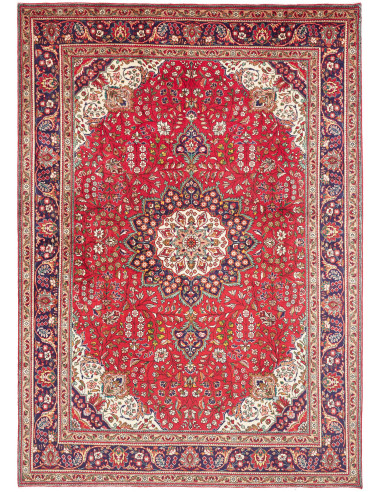 Rug Tabriz Persia 230x328 Red Dark Blue