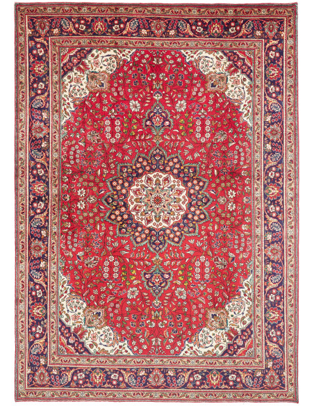 Rug Tabriz Persia 230x328 Red Dark Blue