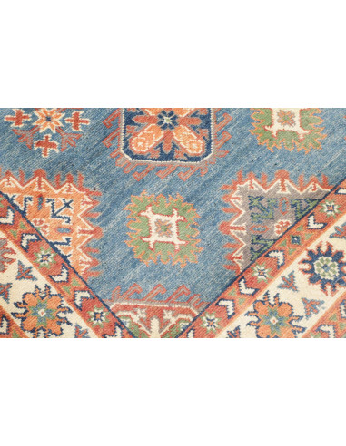 Rug Kazak Co 102x158 Blue Terracotta