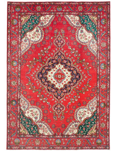 Rug Tabriz Persia 210x300 Red Blue