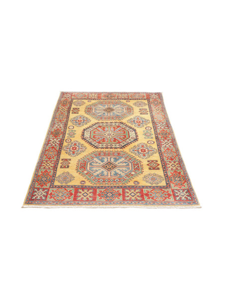 Tappeto Kazak Co Afgahnistan 97x150 Giallo Cald
