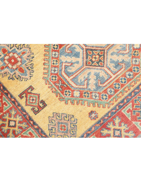 Tappeto Kazak Co Afgahnistan 97x150 Giallo Cald