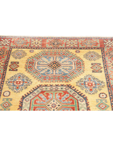 Tappeto Kazak Co Afgahnistan 97x150 Giallo Cald
