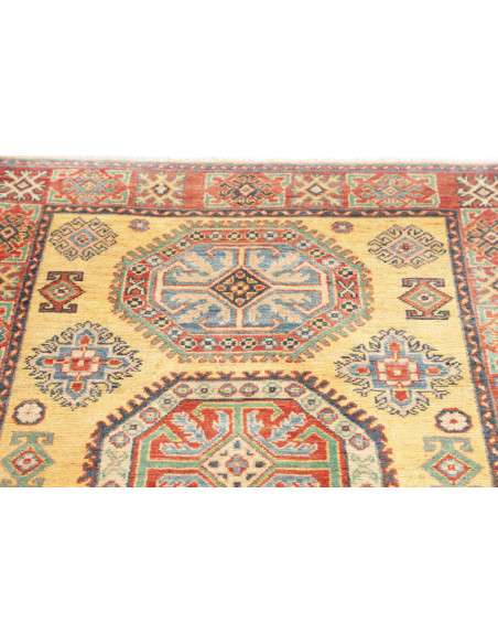 Tappeto Kazak Co Afgahnistan 97x150 Giallo Cald