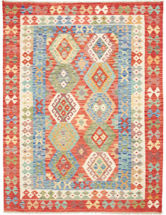 Tappeto Kilim Afghanistan marrone 154x201