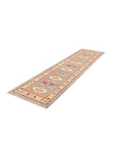 Rug Kazak Co 81x302 Blue Terracotta 2