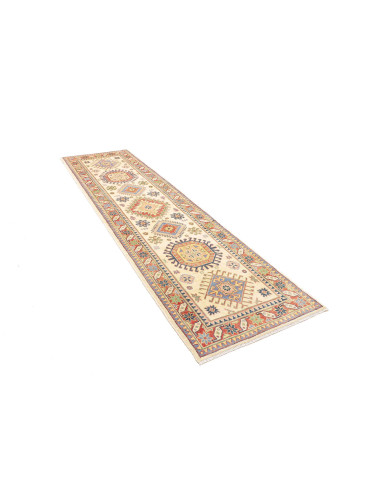 Tappeto Kazak Co Afgahnistan 81x294 Beige Crema