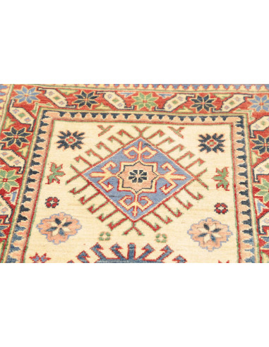 Rug Kazak Co 81x294 Cream Beige Multicolor