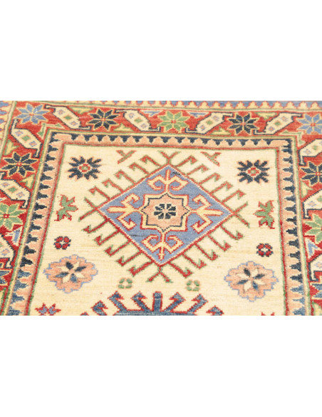 Rug Kazak Co 81x294 Cream Beige Multicolor