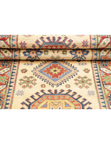 Rug Kazak Co 81x294 Cream Beige Multicolor