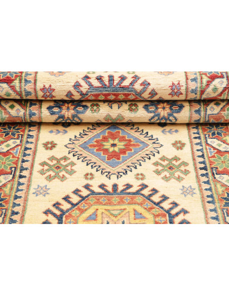 Tappeto Kazak Co Afgahnistan 81x294 Beige Crema