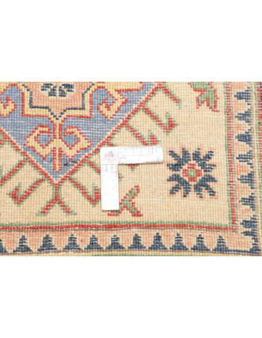 Tappeto Kazak Co Afgahnistan 81x294 Beige Crema