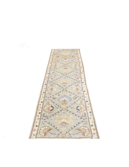 Rug Kazak Co 77x302 Seafoam Green Pastel Blue