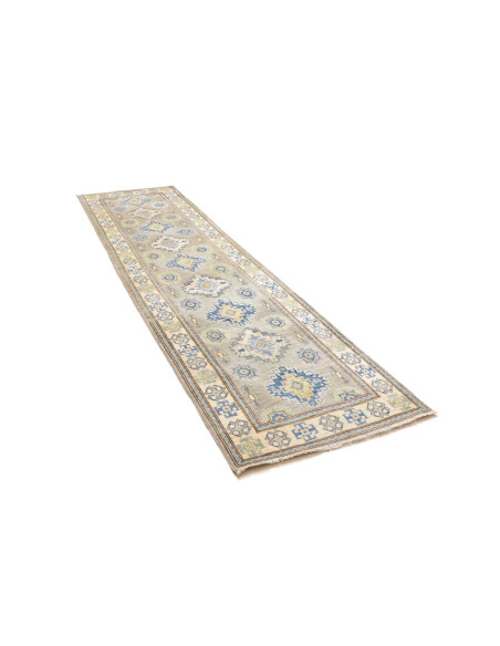 Rug Kazak Co 83x311 Grey Blue
